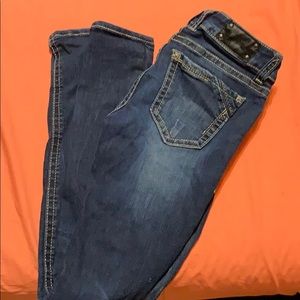 Buckle Black skinny jeans